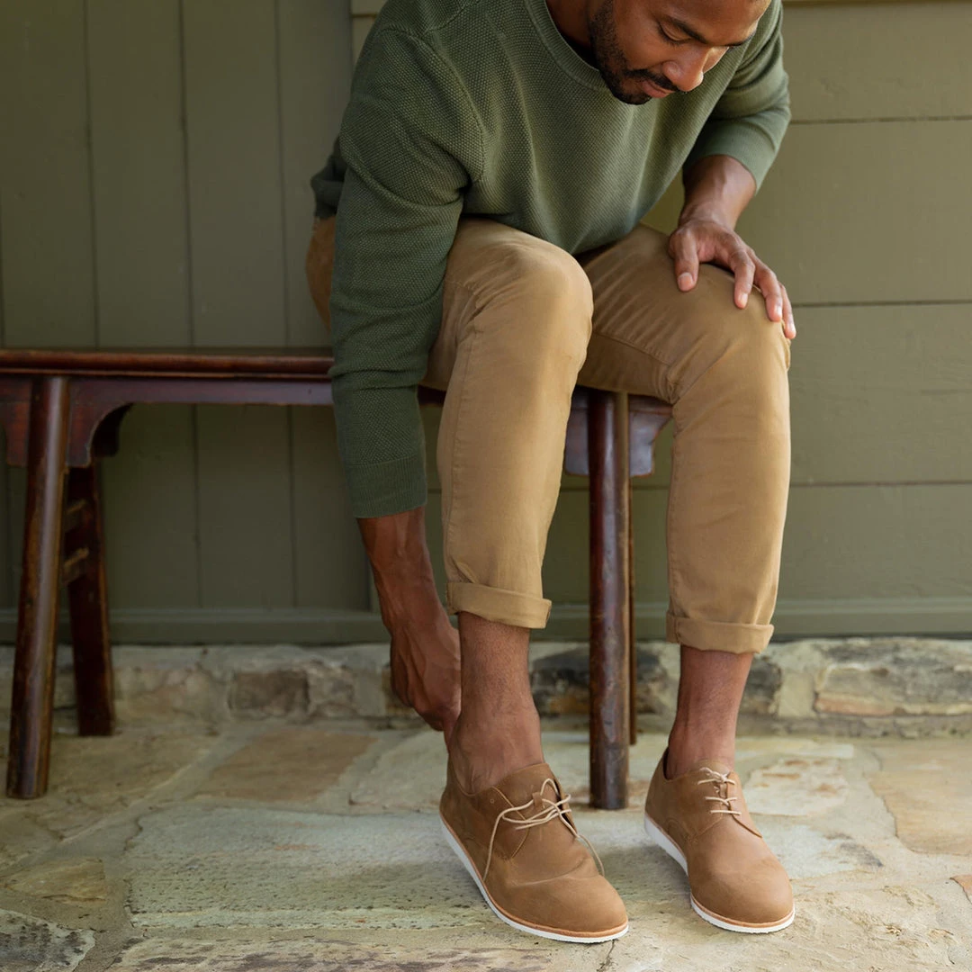 Nisolo Men's Lightweight Flex Derby - Nutmeg 7 Nisolo Men's Lightweight Flex Derby - Nutmeg