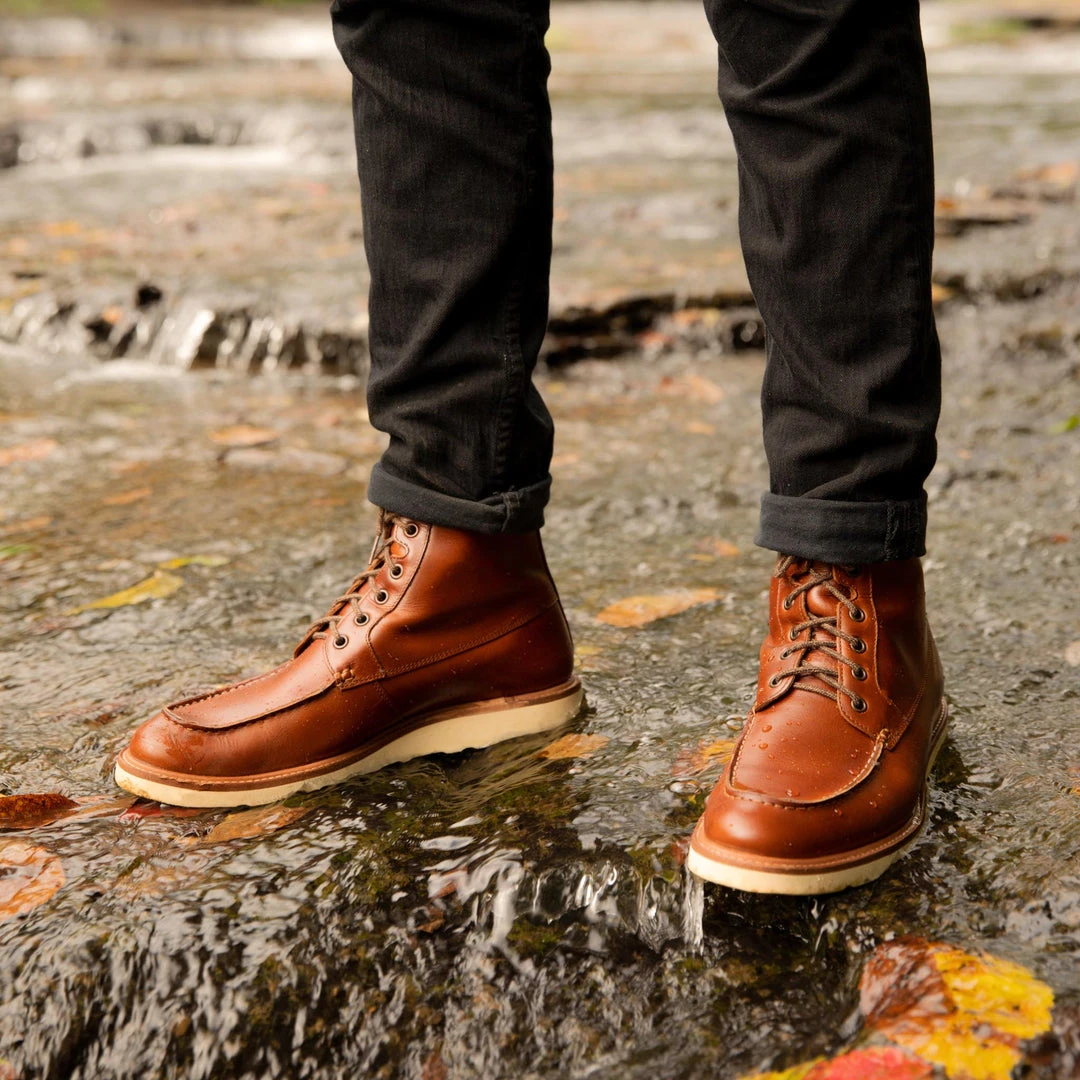 Nisolo Men's Mateo All-Weather Boot - Brandy 4 Nisolo Men's Mateo All-Weather Boot - Brandy