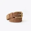 Nisolo Men's Teyo Woven Belt - Tobacco Accessories