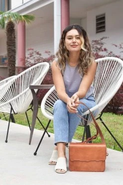 Purse & Clutch Mexican Leather Crossbody - Russet Brown Accessories