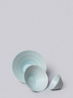Middle Kingdom Conical Porcelain Bowl - Robin Egg Blue