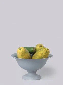 Middle Kingdom Footed Porcelain Vase - Steel Gray Planters + Vases 14 Middle Kingdom Footed Porcelain Vase - Steel Gray Planters + Vases