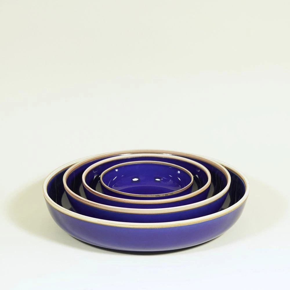 Middle Kingdom Hermit Porcelain Bowl - Indigo 5 Middle Kingdom Hermit Porcelain Bowl - Indigo