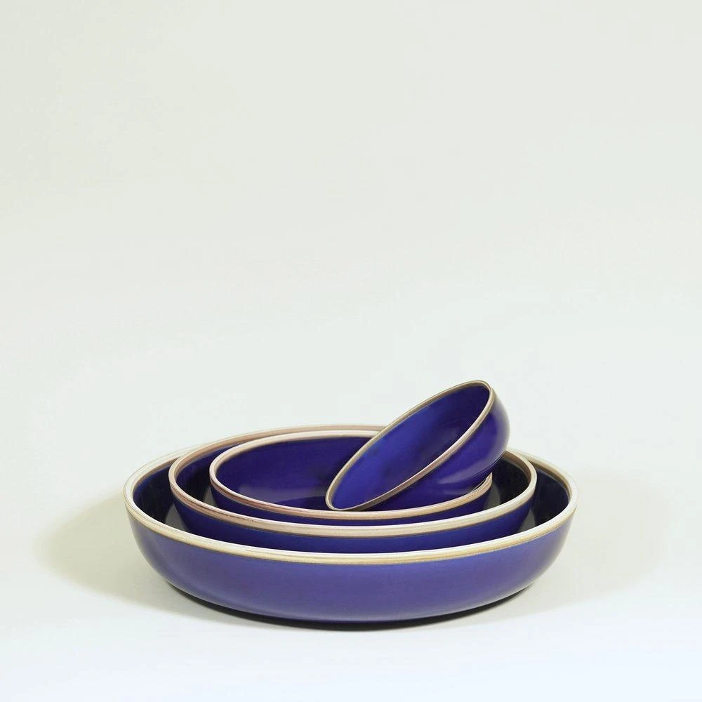 Middle Kingdom Hermit Porcelain Bowl - Indigo 3 Middle Kingdom Hermit Porcelain Bowl - Indigo