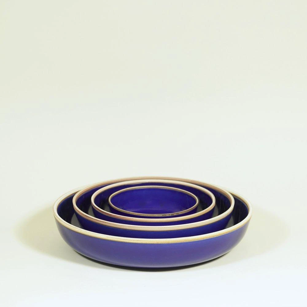 Middle Kingdom Hermit Porcelain Bowl - Indigo 6 Middle Kingdom Hermit Porcelain Bowl - Indigo