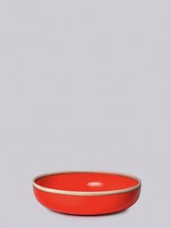 Middle Kingdom Kitchen + Dining Hermit Porcelain Bowl - Coral Red
