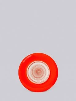 Middle Kingdom Hermit Porcelain Plate - Coral Red Best Sellers 11 Middle Kingdom Hermit Porcelain Plate - Coral Red Best Sellers