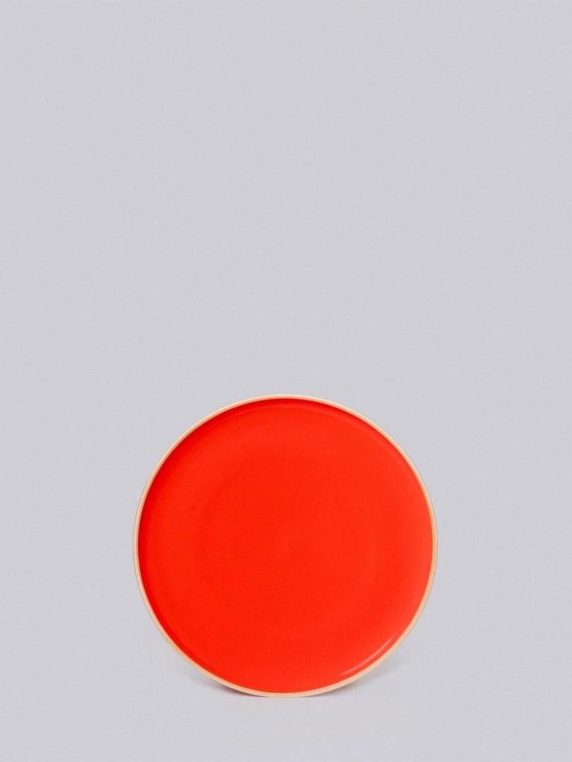 Middle Kingdom Hermit Porcelain Plate - Coral Red Best Sellers 3 Middle Kingdom Hermit Porcelain Plate - Coral Red Best Sellers