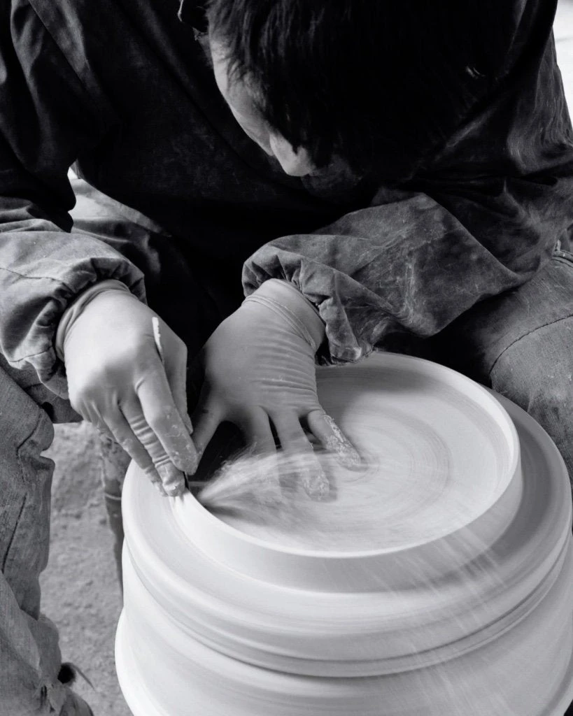 Middle Kingdom Home Goods Memphis Monk Porcelain Vase 5 Middle Kingdom Home Goods Memphis Monk Porcelain Vase