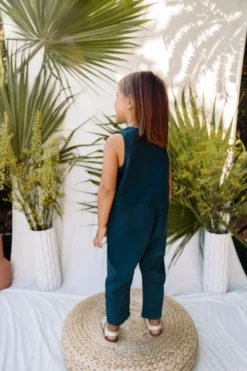 Mien Kids' Kinship Wrap Jumper - Rich Teal