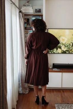 Mien Clothing Maison Midi Dress - Hickory