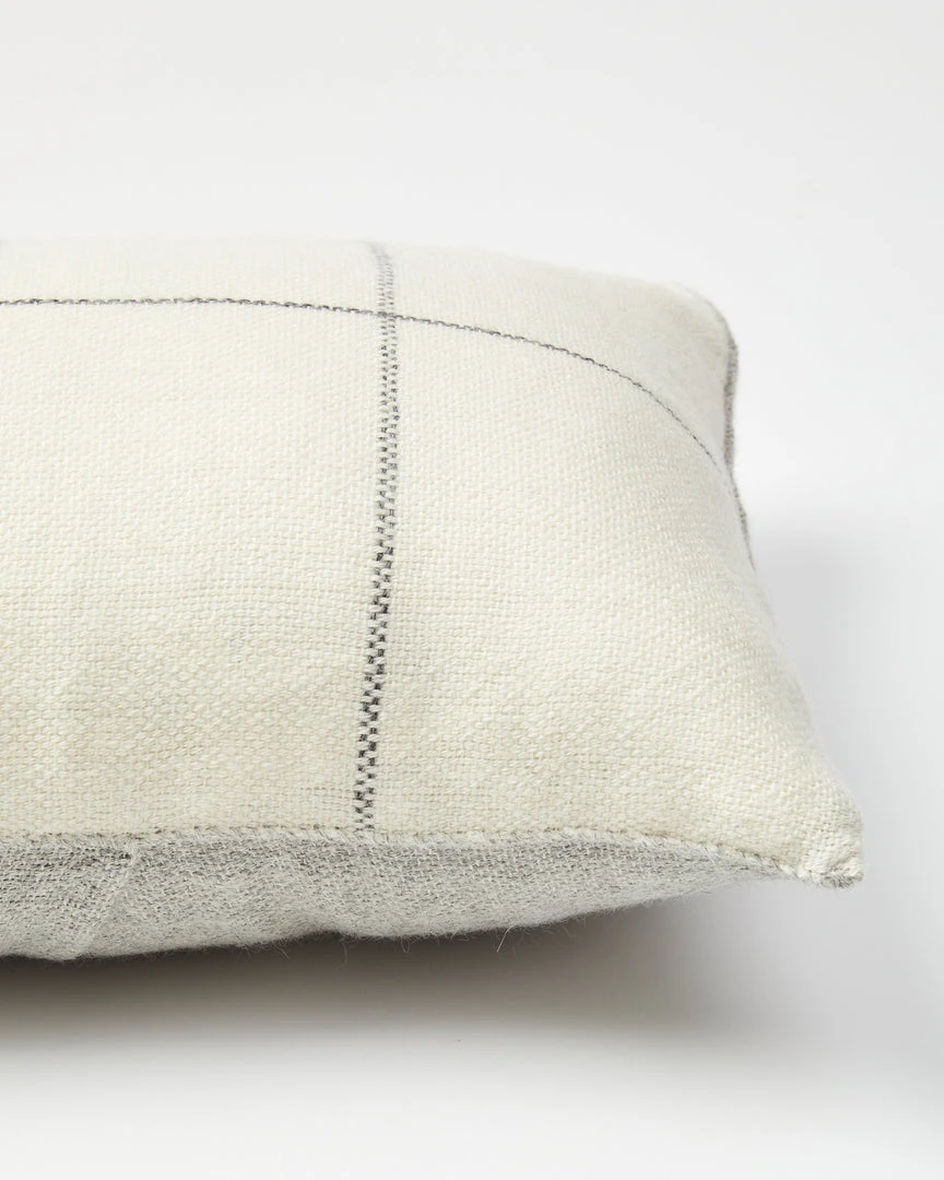 Minna Home Goods Anni Wool Lumbar Pillow - Cream 5 Minna Home Goods Anni Wool Lumbar Pillow - Cream