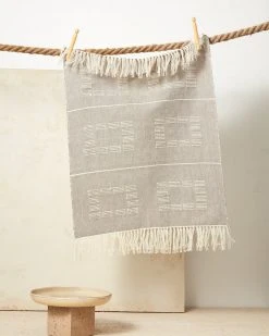 Minna Home Goods Blocks Hand / Kitchen Towel - Beige