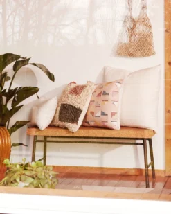 Minna Formas Shag Pillow Handcrafted