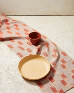 Minna Best Sellers Ikat Table Runner - Rust