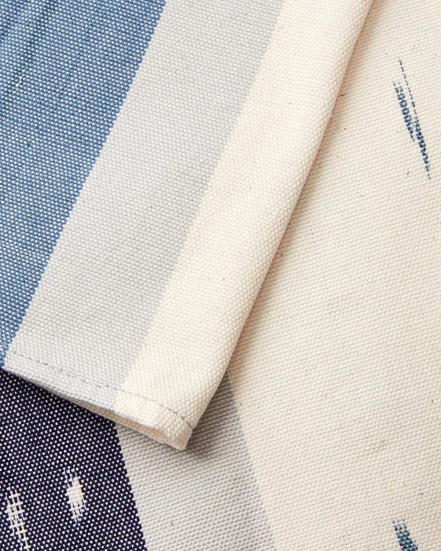 Minna Ikat Towel Indigo Handcrafted 5 Minna Ikat Towel Indigo Handcrafted