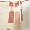 Minna Ikat Towel Rust Handcrafted 2 Minna Ikat Towel Rust Handcrafted