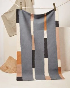 Minna Lines Wool Rug - Dusk