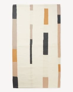 Minna Lines Wool Rug - Oat Home Goods