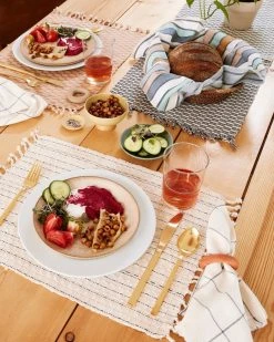 Minna Kitchen + Dining Panalito Table Runner - Indigo 11 Minna Kitchen + Dining Panalito Table Runner - Indigo