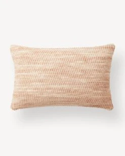 Minna Sheila Merino Lumbar Pillow - Salmon