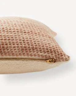 Minna Sheila Merino Throw Pillow - Salmon Home Goods