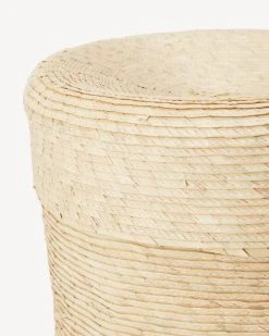 Minna Lidded Palm Basket 19 Minna Lidded Palm Basket