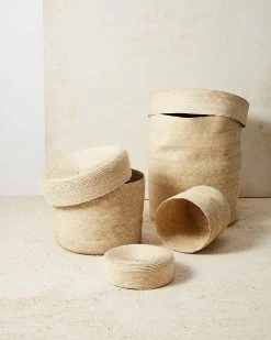 Minna Lidded Palm Basket