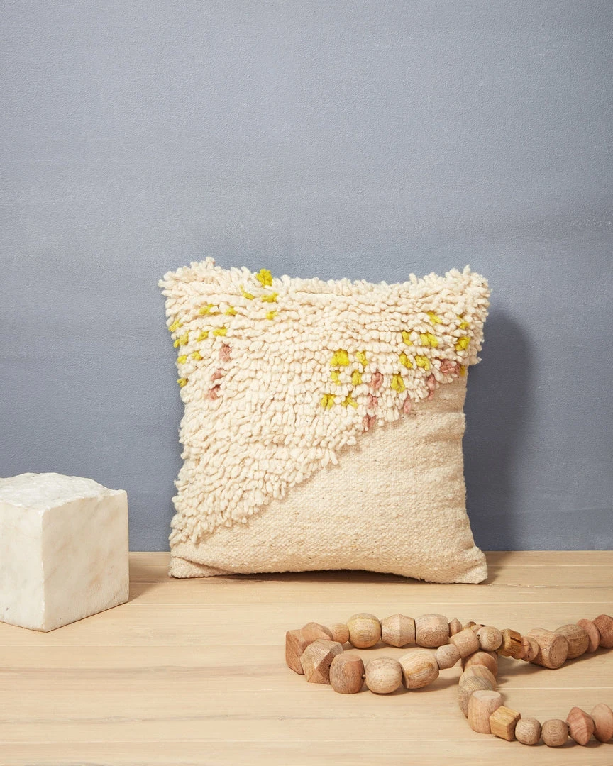 Minna Split Shag Pillow 3 Minna Split Shag Pillow