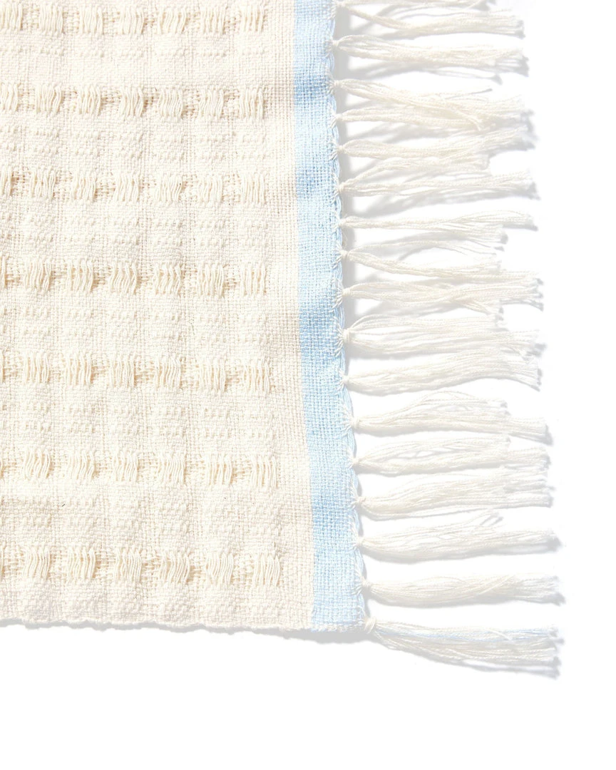 Minna Handcrafted Texture Placemat - Blue 5 Minna Handcrafted Texture Placemat - Blue