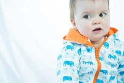 Mirasa Design Baby Elephant Hoodie - Orange