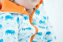 Mirasa Design Baby Elephant Hoodie - Orange