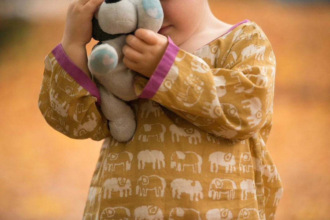 Mirasa Design Baby Elephant Tunic - Forest Yellow 5 Mirasa Design Baby Elephant Tunic - Forest Yellow