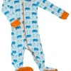 Mirasa Design Baby Footed Elephant Onesie - Orange