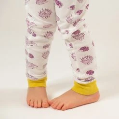 Mirasa Design Kids' Porcupine Pajama Set - Fuchsia + Celery Kids' + Baby
