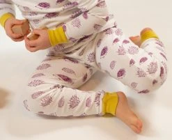 Mirasa Design Kids' Porcupine Pajama Set - Fuchsia + Celery Kids' + Baby