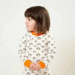 Mirasa Design Kids' + Baby Kids' Monkey Pajama Set - Orange