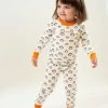 Mirasa Design Kids' + Baby Kids' Monkey Pajama Set - Orange