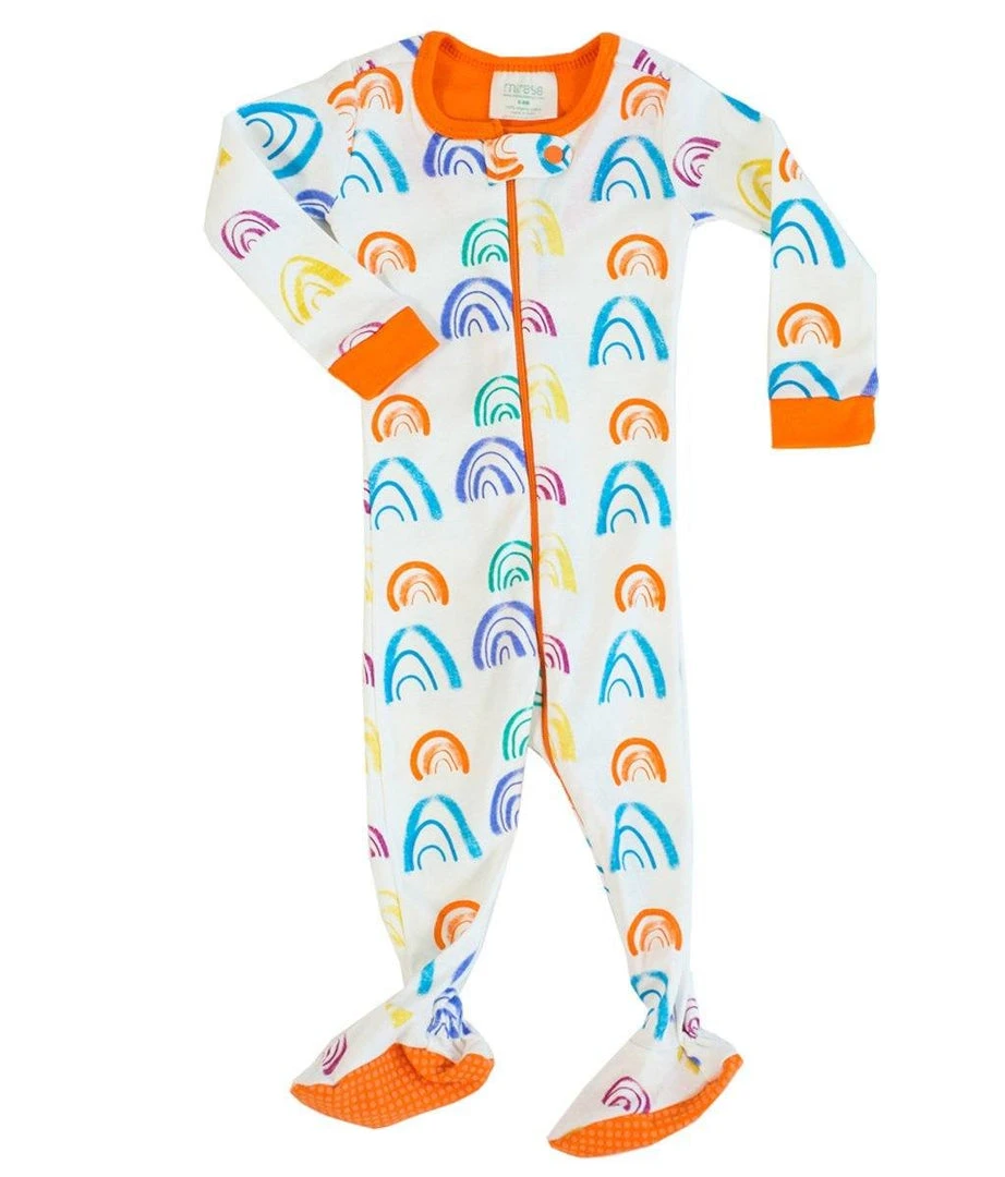 Mirasa Design Baby Footed Rainbow Onesie Kids' + Baby 3 Mirasa Design Baby Footed Rainbow Onesie Kids' + Baby