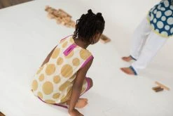 Mirasa Design Kids' + Baby Baby Polka Dress - Forest Yellow 17 Mirasa Design Kids' + Baby Baby Polka Dress - Forest Yellow