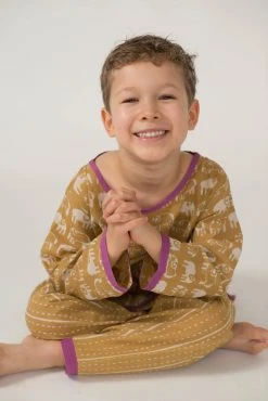 Mirasa Design Baby Stripe Pants - Forest Yellow Kids' + Baby