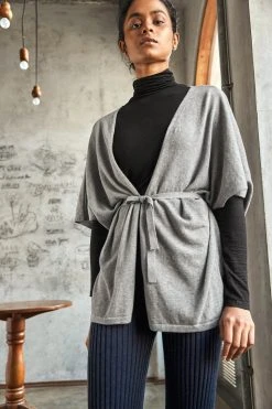 No Nasties Mist Relaxed Cardigan