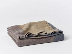 Coyuchi Home Goods Mojave Linen Blanket - Indigo