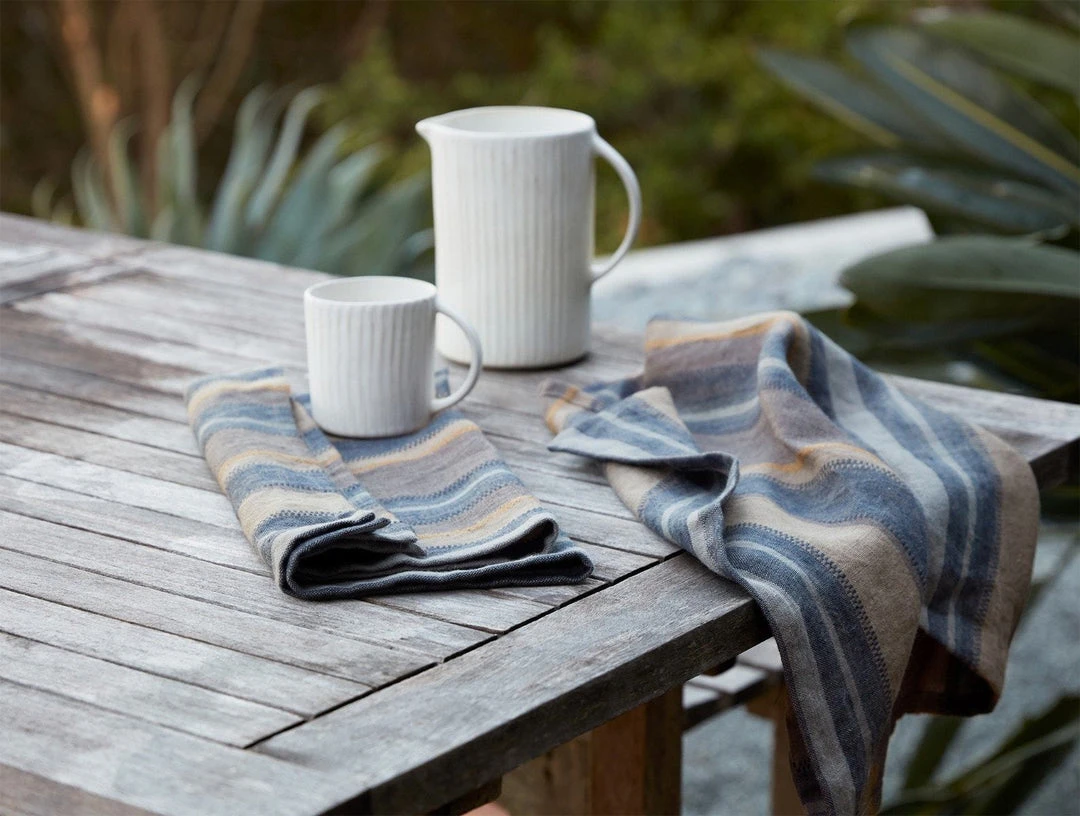 Coyuchi Mojave Linen Kitchen Towel Set - Indigo Home Goods 4 Coyuchi Mojave Linen Kitchen Towel Set - Indigo Home Goods