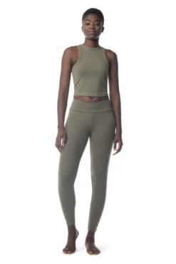 Synergy Organic Clothing Moon Phases Basic Legging - Kalamata