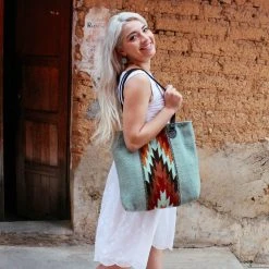 MZ Fair Trade After The Rain Wool Tote Bag