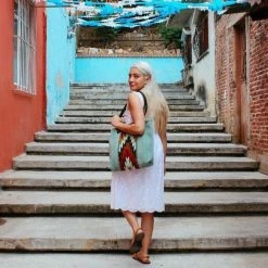 MZ Fair Trade After The Rain Wool Tote Bag