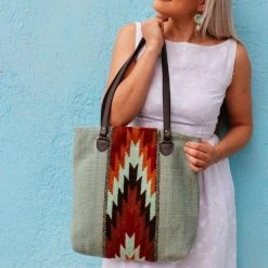 MZ Fair Trade After The Rain Wool Tote Bag