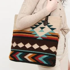 MZ Fair Trade Accessories Great Plains Wool Tote Bag