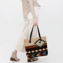 MZ Fair Trade Accessories Great Plains Wool Tote Bag